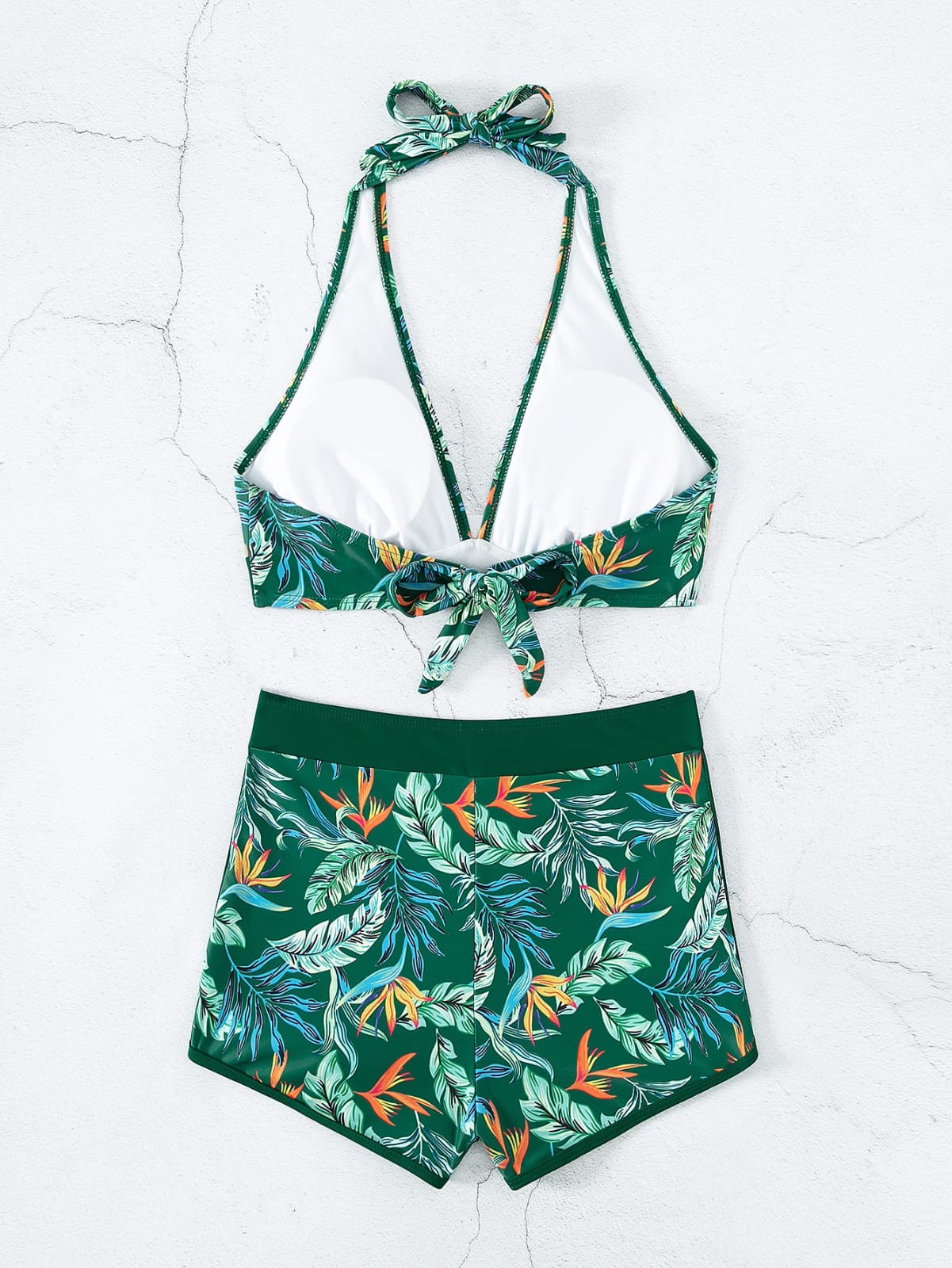 Floral Print Two Piece Beachwear