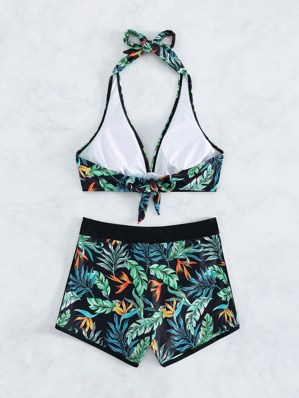 Floral Print Two Piece Beachwear